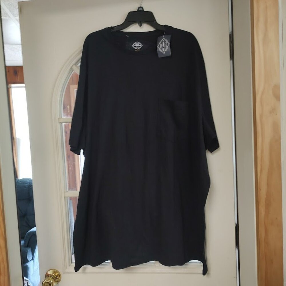 New St John's Bay Easy Care Black Moisture wicking Shirt Size Men's 3XL